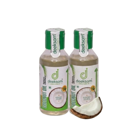 DEEKSAM WOOD PRESSED COCONUT OIL 100ML (PACK OF 2)