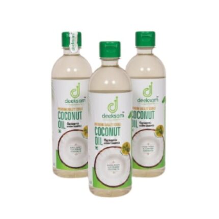 DEEKSAM WOOD PRESSED COCONUT OIL 300ML (PACK OF 3)