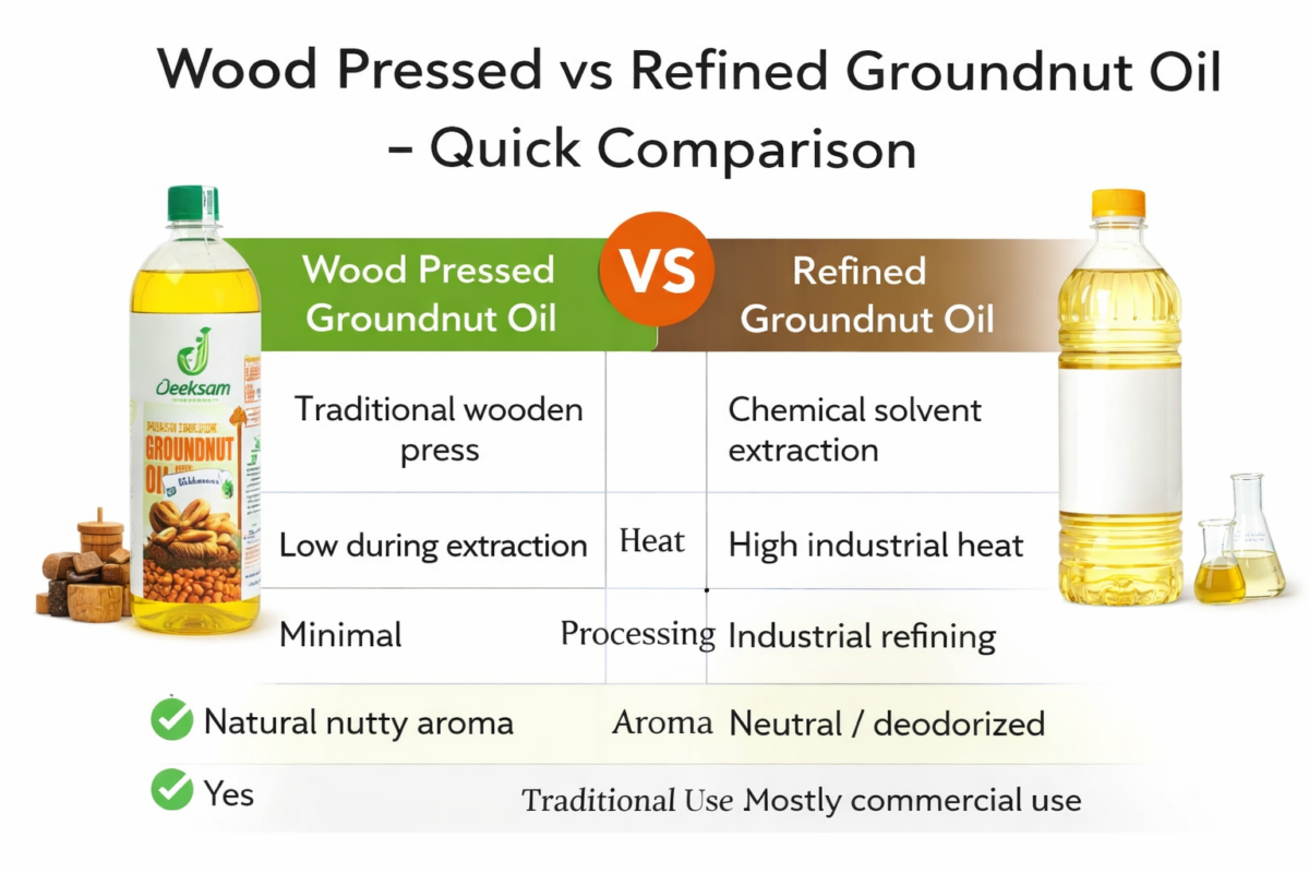 Benefits of Wood Pressed Groundnut Oil for Cooking – Anaimalais Coco