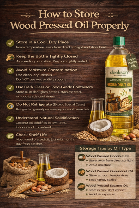 How to Store Wood Pressed Oil Properly – Anaimalais Coco